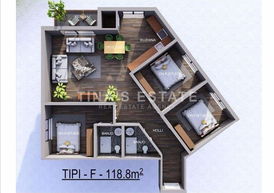 Banesë 118.8 m² në Rrugën "Bajram Curri", Prizren